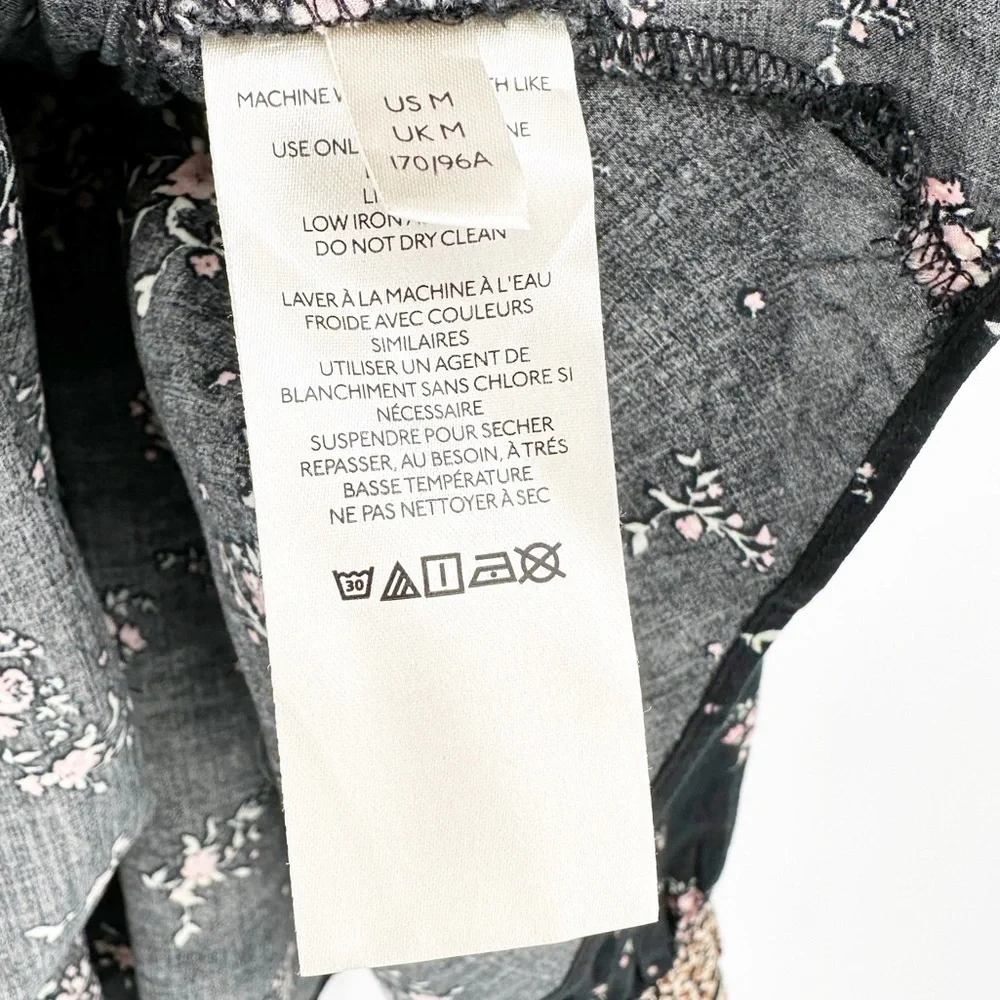 Free People Paloma Printed Blouse Size Medium